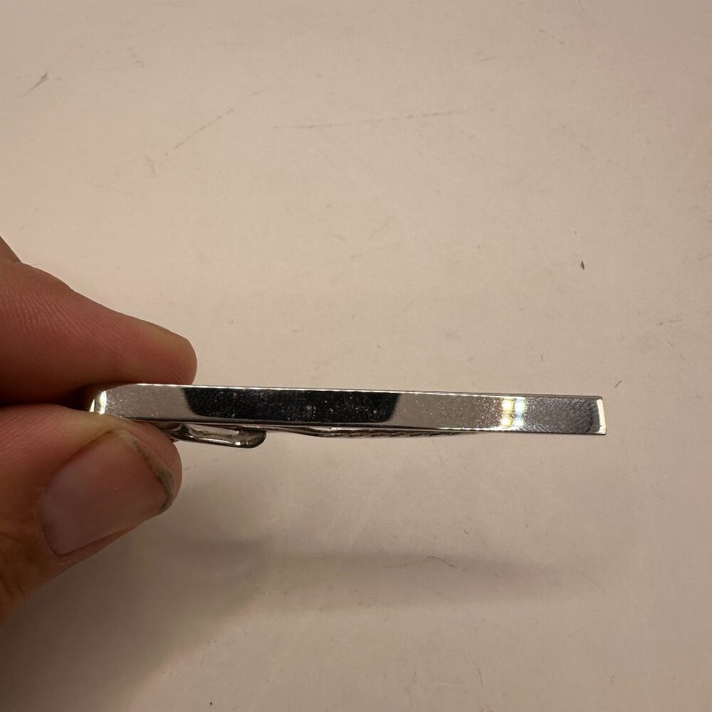 Silver Plated Tie Clip For Men